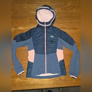 Kari Traa Blue and Pink Utility Jacket XS